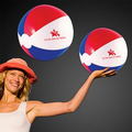 16" Inflatable Red/ White/ Blue Beach Ball